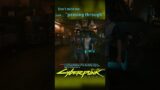 Don't mind me, just… "passing through" – Cyberpunk 2077 #Shorts