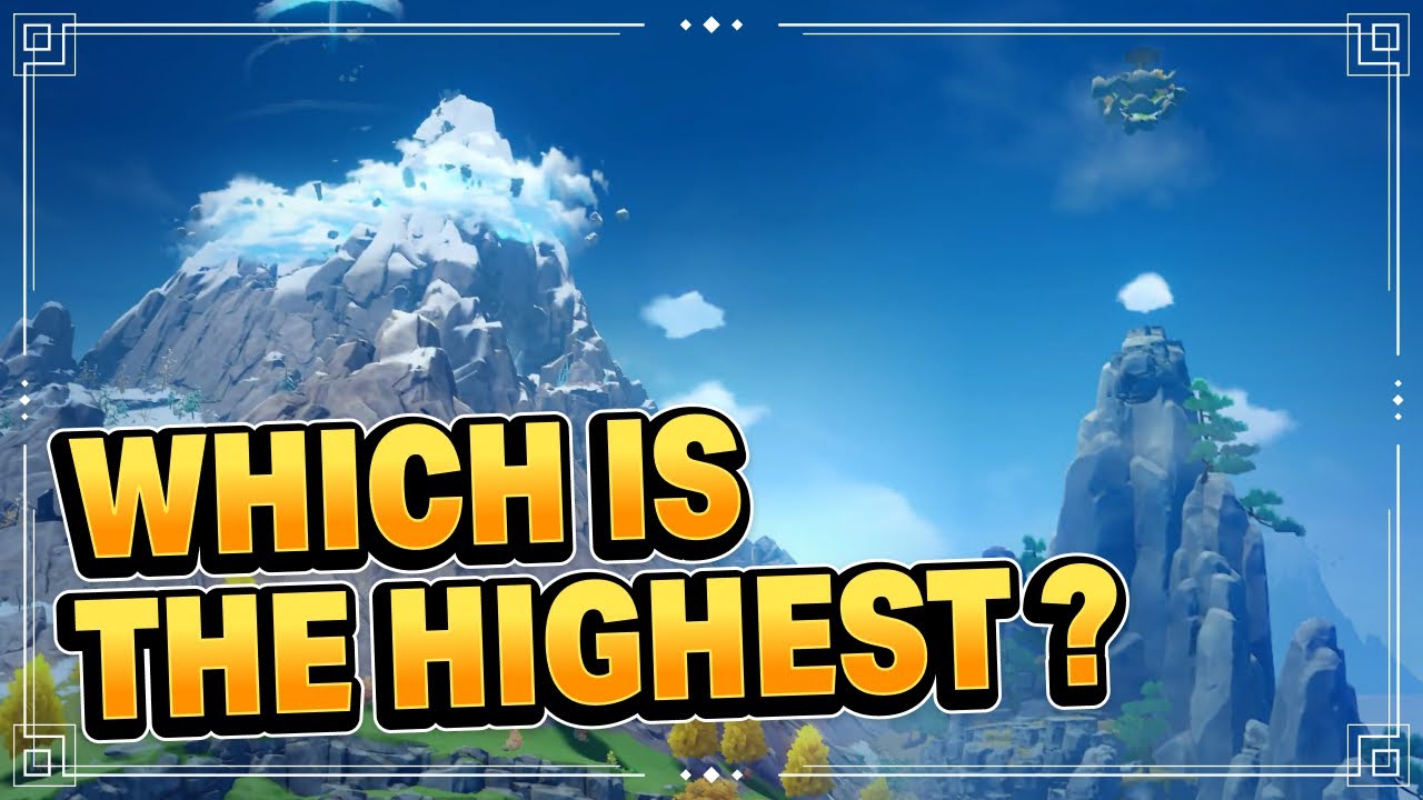 Dragonspine vs Qingyun Peak Which is the highest??? Genshin Impact only