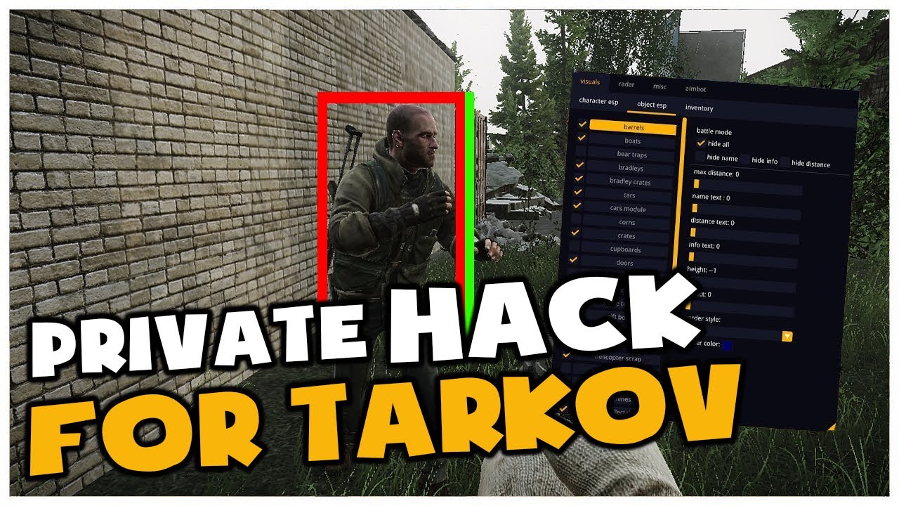 Читы на eft escape from tarkov cheat wh esp glow 2021