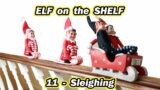Elf on the Shelf Ideas – SLEIGHING!! – Day 11 #shorts