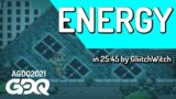 Energy by GliitchWiitch in 25:45 – Awesome Games Done Quick 2021 Online
