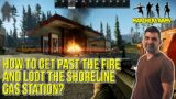 Escape From Tarkov – Shoreline Gas Station – Get past the fire and loot