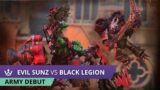 Evil Sunz Orks vs Black Legion – 2000pt Warhammer 40k battle report