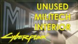 Exploring Unused Militech Building Interior | Cyberpunk 2077 Border Crossing and Cut Content