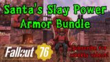 Fallout 76 Atomic Shop: Santa's Slay Power Armor Bundle