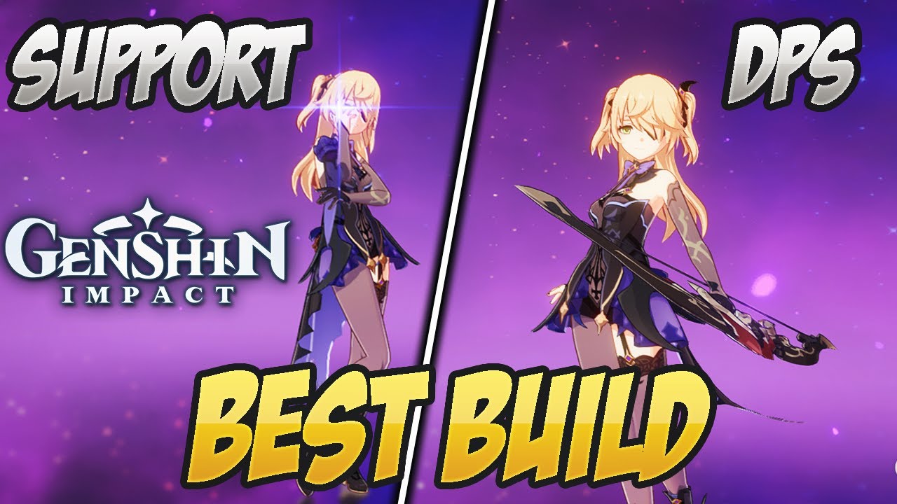 Fischl's BEST Build Artifacts/Weapons! Genshin Impact Game videos