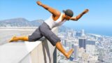 GTA 5 Jumping off Highest Buildings #11 – GTA V Funny Moments