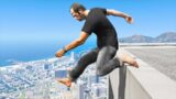 GTA 5 Jumping off Highest Buildings – GTA V Funny Moments #9