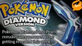 Game News: Pokemon Diamond and Pearl remakes are rumoured to be getting revealed this week.