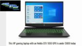 Game News: This HP gaming laptop with an Nvidia GTX 1650 GPU is under $600 today