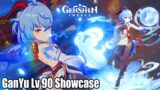 Genshin Impact – Ganyu Lv 90 Gameplay All SKills Showcase – Talents Lv 8 Damage Test DPS