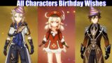 Genshin impact – All Characters Wish You Happy Birthday (Dragonspine Updated Birthday Wishes)