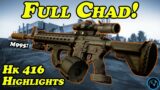 Going Full Chad – HK 416 Highlights – Escape from Tarkov – Pt1