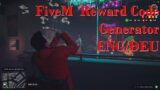 Gta V FiveM Reward Code Generator ENG/DEU