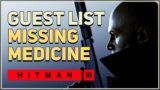Guest List Missing Medicine Location Berlin Hitman 3