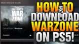 HOW TO GET CALL OF DUTY: WARZONE ON PLAYSTATION 5! – How to Download Warzone On Next Gen Consoles!