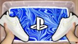 HYDRO Dipping PS5 PlayStation 5 Air Force 1's – Custom Painted (Satisfying)