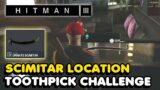 Hitman 3 – How To Get The Scimitar (Toothpick Challenge Dubai)