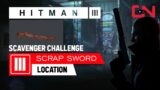 Hitman 3 Scrap Sword Location – Scavenger Challenge Berlin