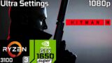 Hitman 3 on GTX 1650 Super | 1080p – Ultra Settings | Ryzen 3 3100