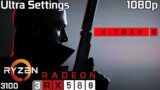 Hitman 3 on RX 580 | 1080p – Ultra Settings | Ryzen 3 3100