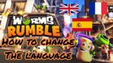 How To Change Language Worms Rumble PS4 And PS5 #Worms #Rumble #Royale