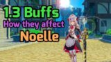 How the 1.3 Buffs Affect Noelle | Genshin Impact