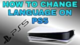 How to Change the Language | PS5 | PLAYSTATION 5