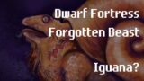 Iguana Forgotten Beast! Dwarf Fortress Creature Digital Painting Timelapse