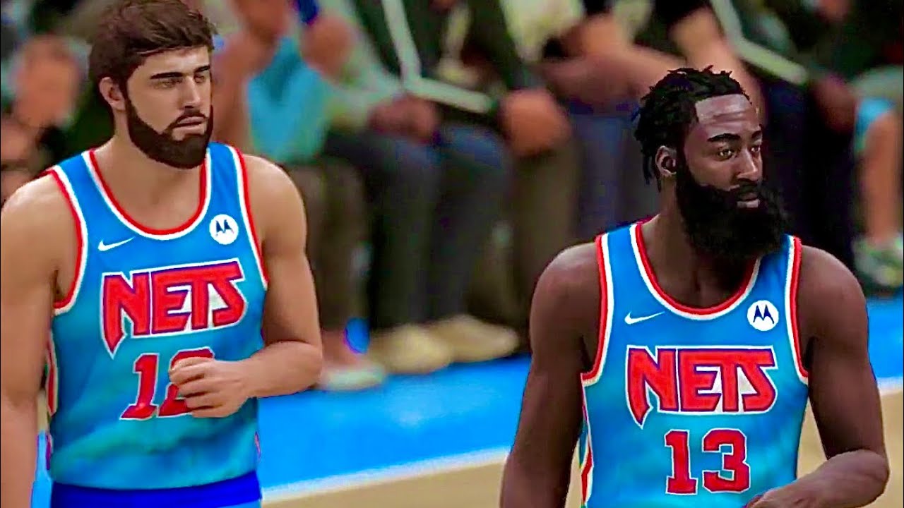 James Harden 1st Game Nets vs Magic NBA 2k21 Ps5 Next Gen
