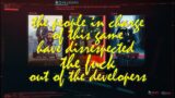 Joseph Anderson on the Publishers of Cyberpunk 2077