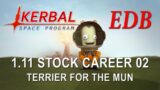 Kerbal Space Program 1.11 Stock Career 02 – Terrier for the Mun