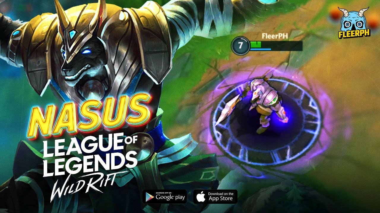 League of Legends: Wild Rift Nasus Gameplay (Closed Beta Access