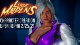 League of Maidens: Character Customization 2020/The Ultimate Waifu Game/Open Alpha 2/25/21