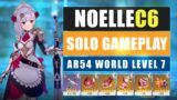 Level 90 Noelle C6 Solo Gameplay | Genshin Impact 1.2