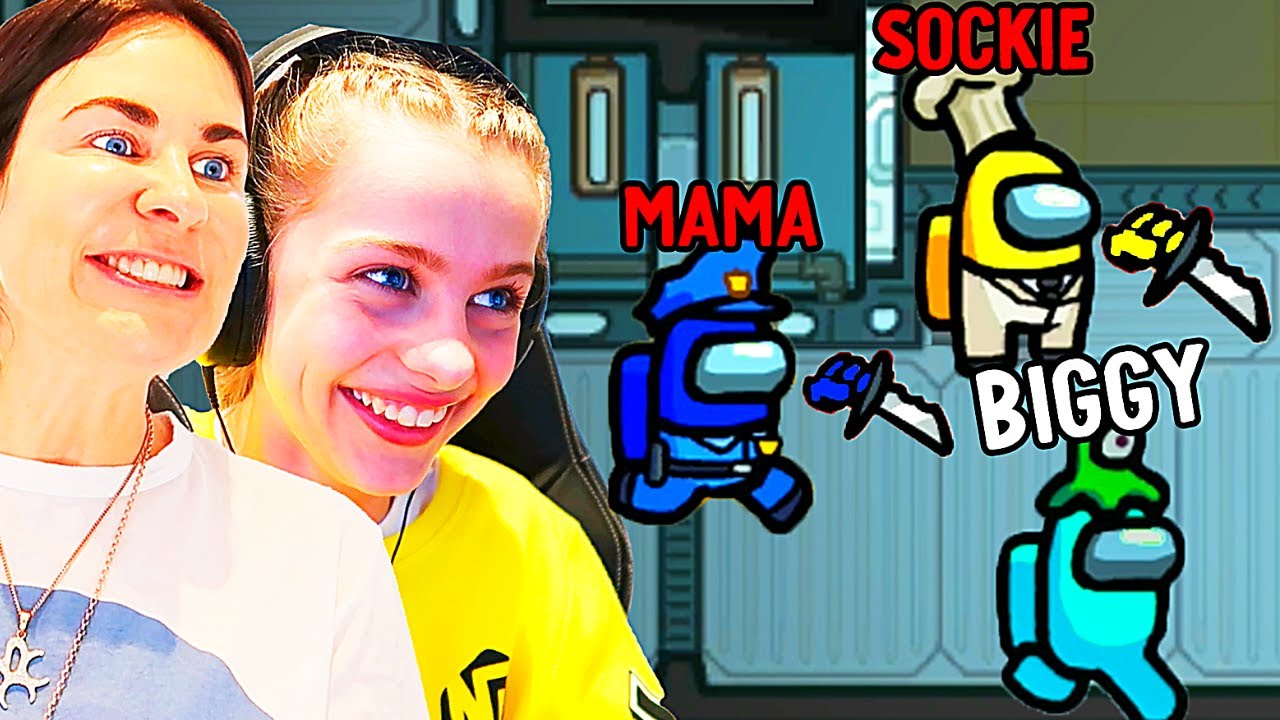 MAMA AND SOCKIE GOT IMPOSTOR - Among Us Gaming w/ The Norris Nuts ...