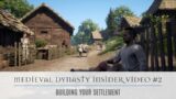 Medieval Dynasty – Insider Video #2: Building Your Settlement