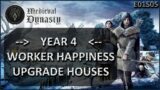 Medieval Dynasty how to get better Worker happiness and Upgrade your Houses – s01e05