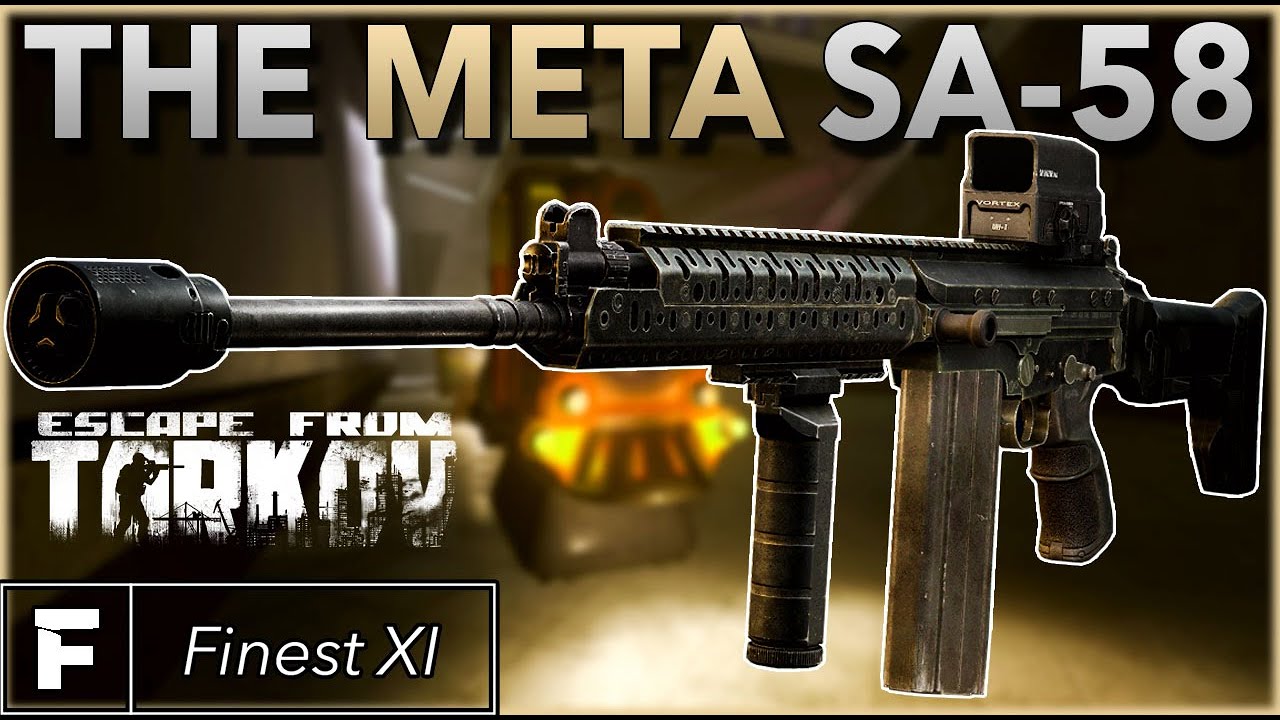 Meta Recoil SA58 Gun Build Escape From Tarkov Game videos