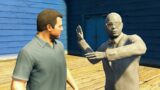 Michael vs Human Statue (GTA V)