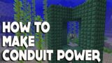 Minecraft #shorts :: How to make CONDUIT POWER in 1.16.3
