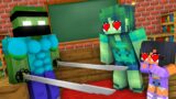 Monster School : EPIC ZOMBIE SAMURAI CHALLENGE – Minecraft Animation