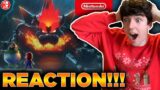 NEW Bowser's FURY INSANE Trailer Switch Stop REACTION! Super Mario 3D World + Bowser's Fury Trailer!