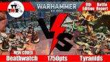 **NEW CODEX & "ARMY"** Deathwatch VS Tyranids- Warhammer 40k Battle Report 9th Edition