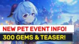 NEW Official Ganyu Teaser! New 300 Primogems Treasure Hunt Event! | Genshin Impact