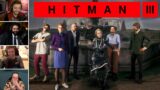 NPC Gets Shocked While Taking Family Photo Shoot In HITMAN III, Funny Moments Compilation Part 2