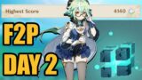 New Hypostasis Event Day 2 | F2P CLEAR | CHALLENGE 2 | Genshin Impact
