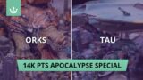 Orks vs Tau – Apocalypse Special – 14,000 Points! – Warhammer 40k Apocalypse battle report
