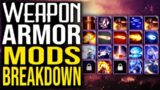 Outriders HOW TO GET WEAPON AND ARMOR MODS Breakdown, HOW THEY WORK, How to Get Them in Tier Systems