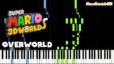 Overworld Theme – Super Mario 3D World (Piano Tutorial) [Synthesia]